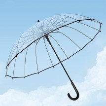 우드스탁 16K 투명 장우산 WS-UM01